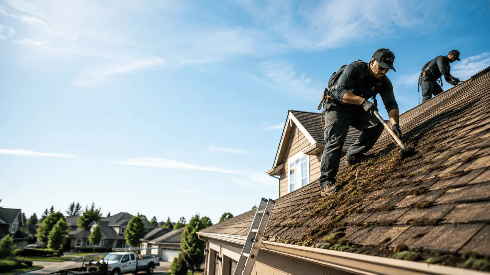 Roof Moss Removal in New Vineyard, ME near me
